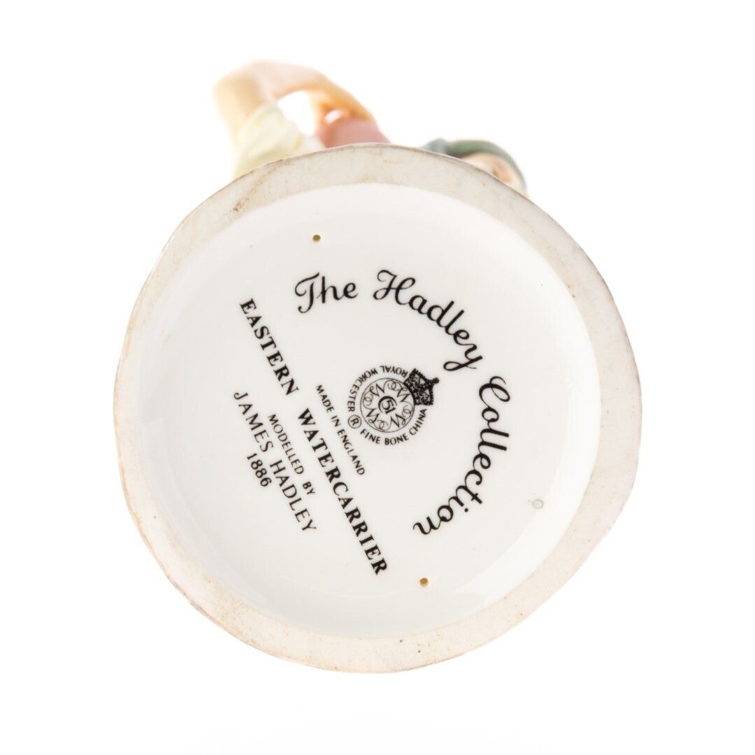 Royal Worcester Hadley Colllection Hand Painted Porcelain Eastern Water Carrier Sculpture photo furniture