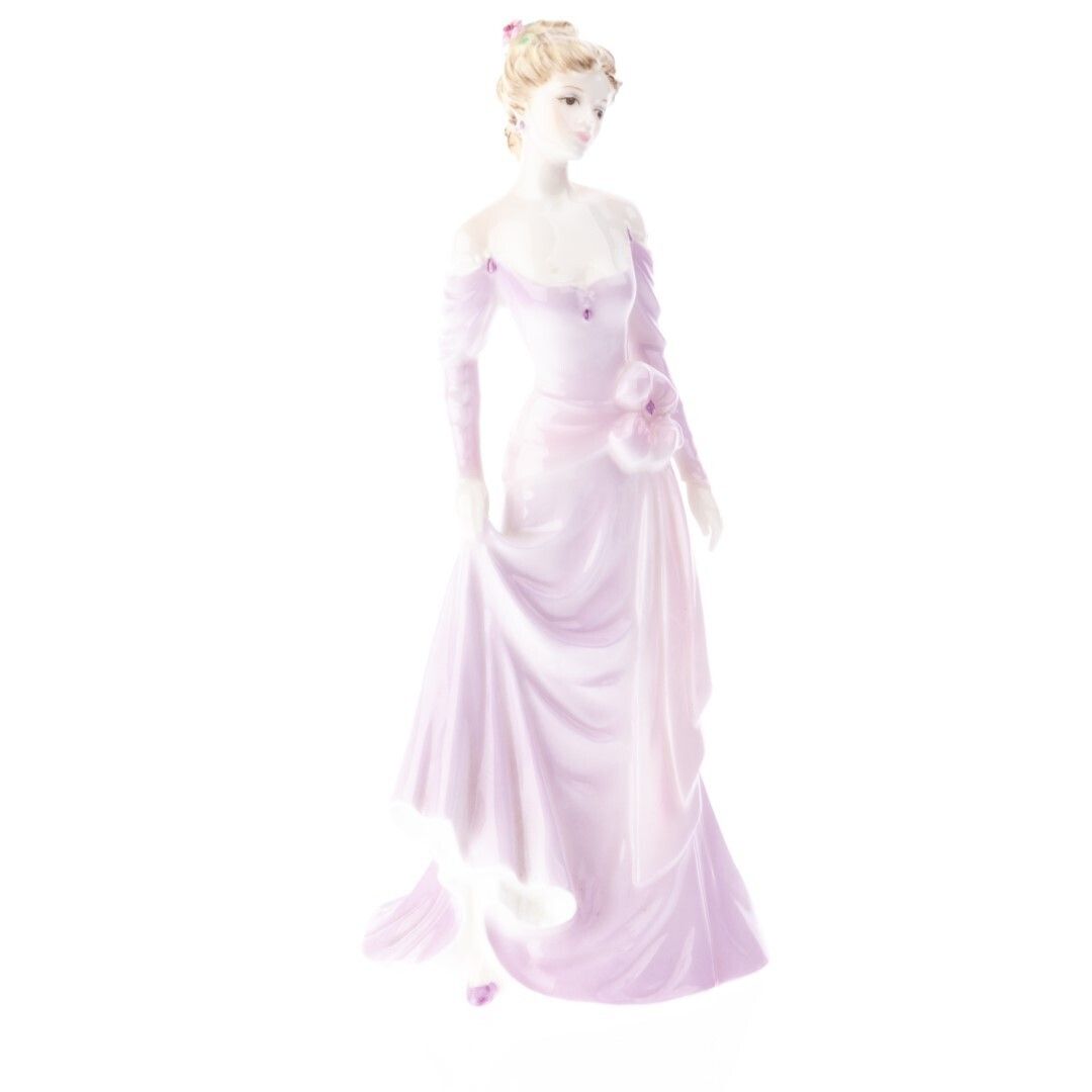 English Coalport Porcelain Ladies Of Fashion Series “Veronica” Figure