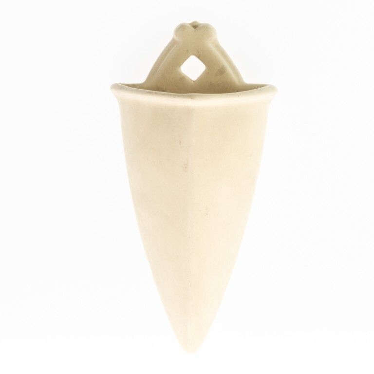 Art Deco Period Porcelain Ceramic Wall Pocket