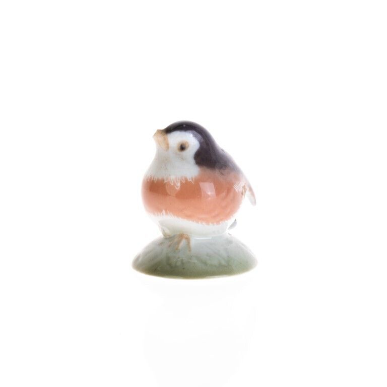 Royal Copenhagen Danish Porcelain Bird Fat Robin Figure Designed By Platen Hallermundt Model 2238 photo Home Decor
