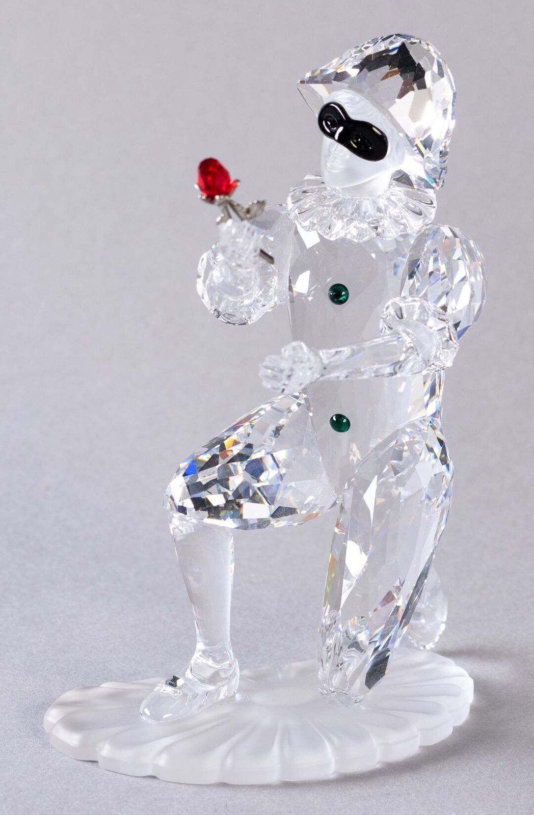 Swarovski Crystal Glass Annual Edition 2001 Harlequin Sculpture From The Masquerade Trilogy