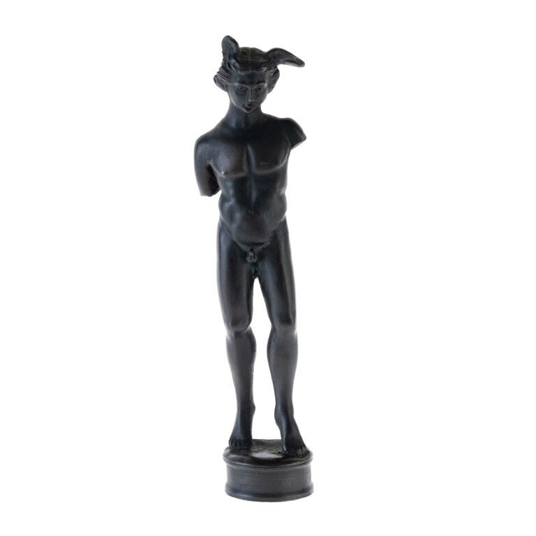 Early 20th Century Bronze Sculpture Of Mercury After The Antique