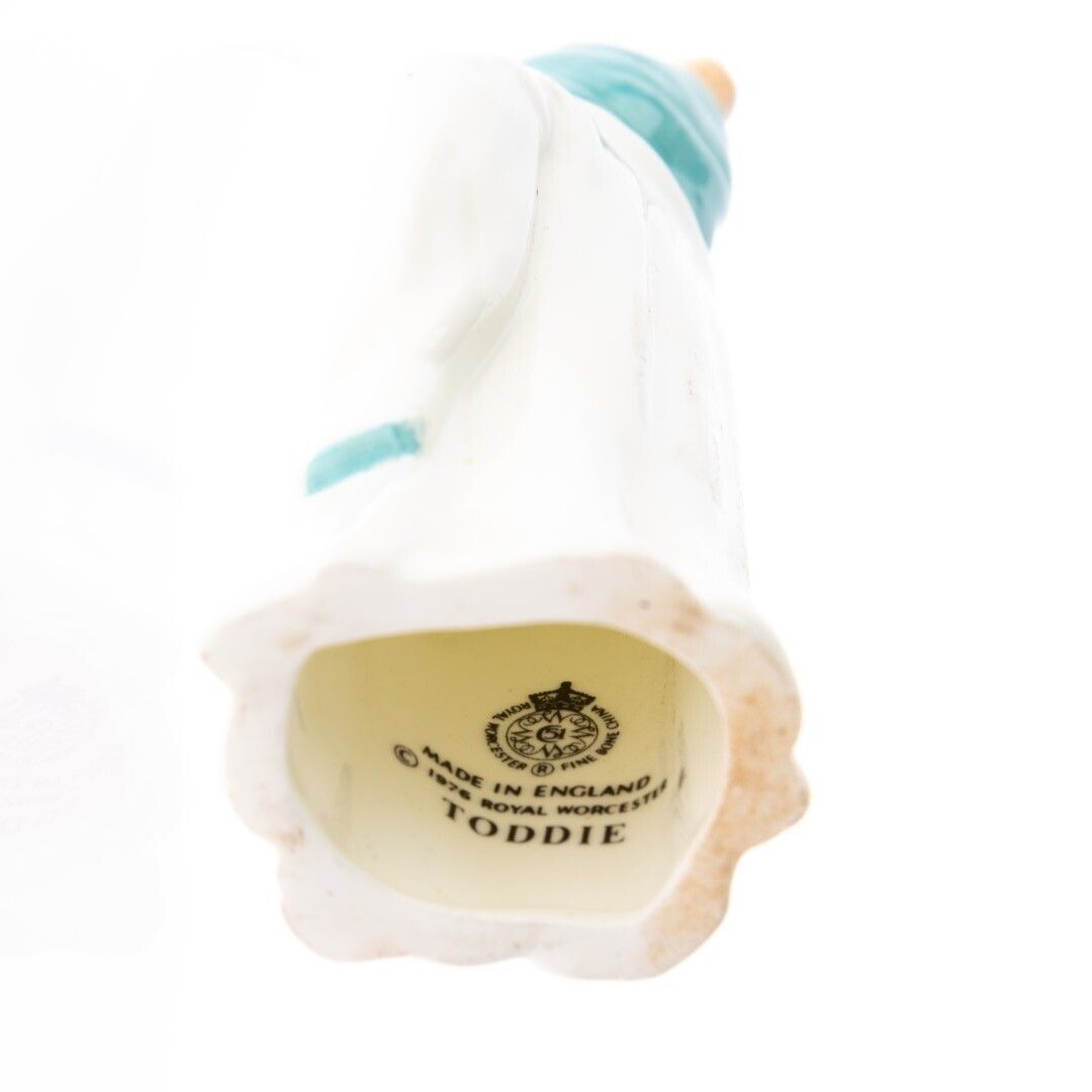 Royal Worcester Hand Painted Porcelain Toddie Candle Snuffer photo furniture