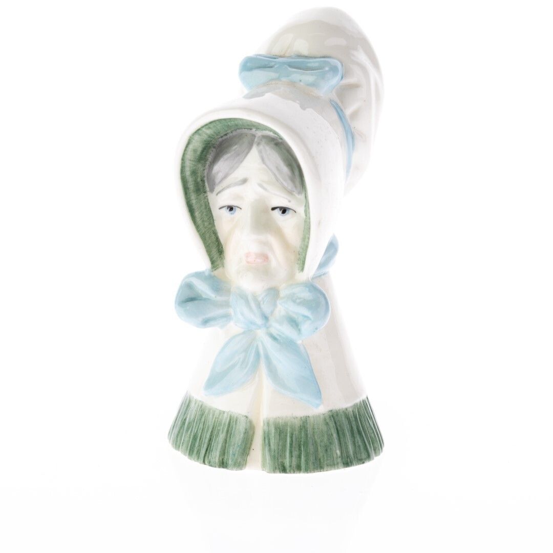 Royal Worcester Hand Painted Porcelain Ceramic Old Woman Candle Snuffer