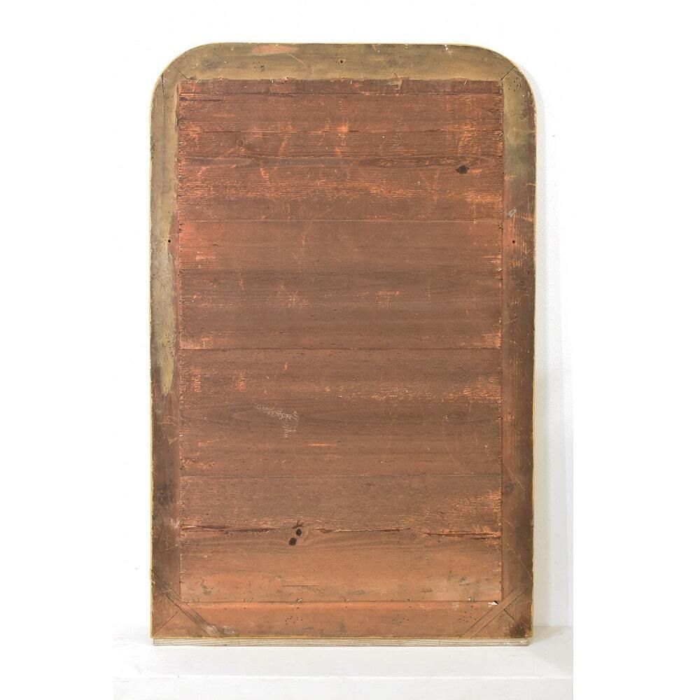 photo for sale Antique Louis Philippe Mirror, Gilded Wall Mirror, Antique Gold Leaf Mirror, XIX Century
