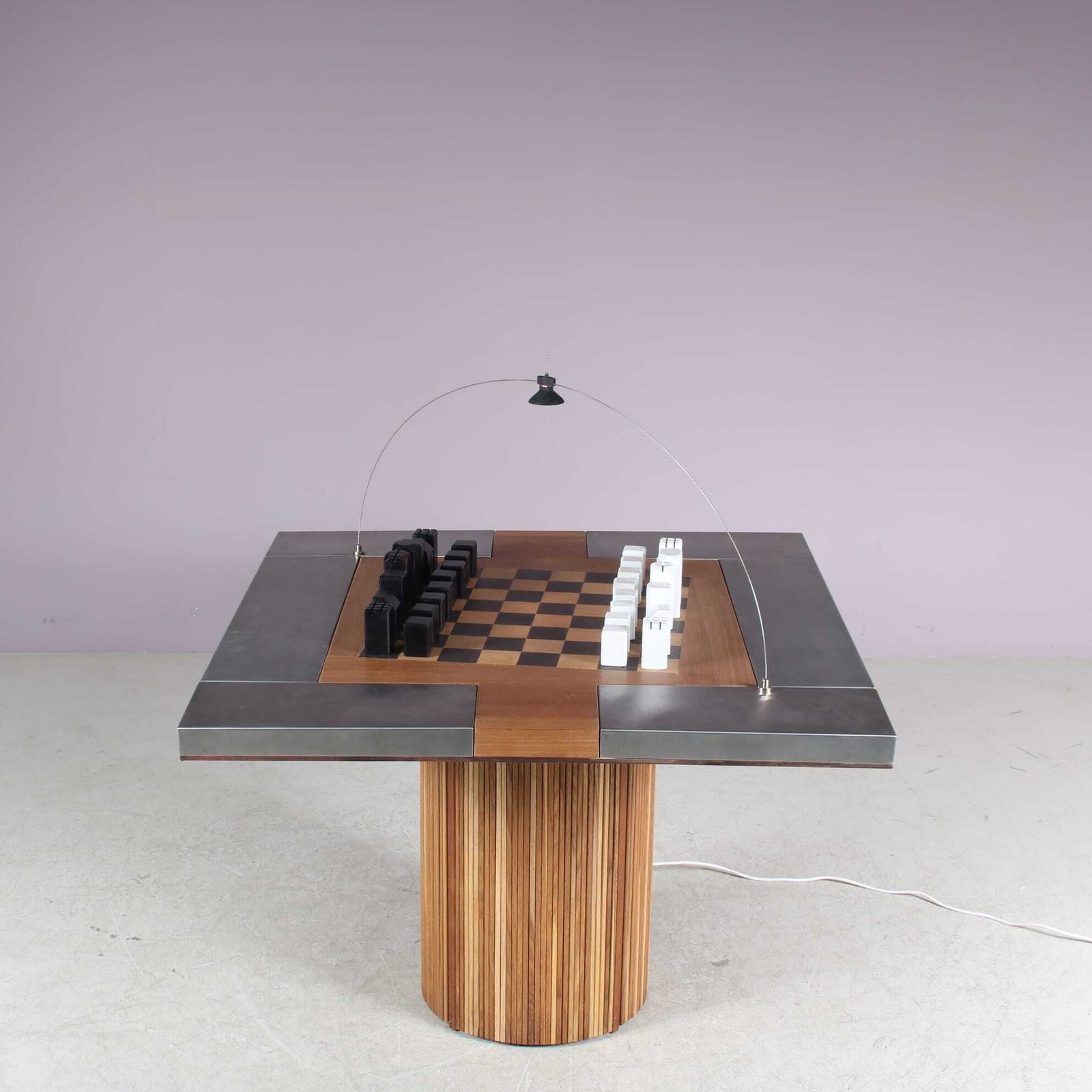 Unique “Pacifico” Chess Table By Franco Bozzi And Duccio Trassinelli – Studio A.R.D.I.T.I., Italy 1973 photo Furniture