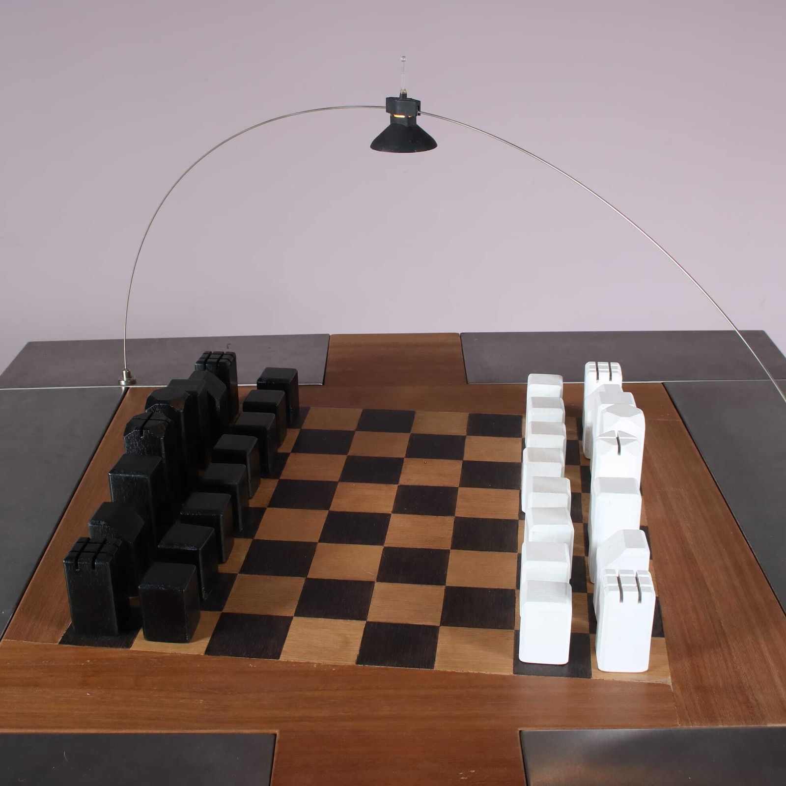 Unique “Pacifico” Chess Table By Franco Bozzi And Duccio Trassinelli – Studio A.R.D.I.T.I., Italy 1973 photo vinterior