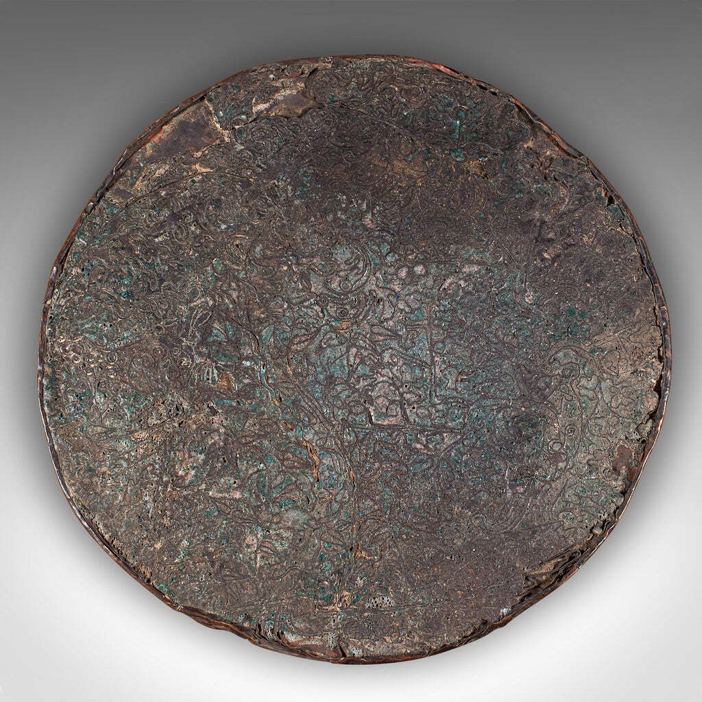Antique Display Plate, Oriental, Cloisonne Plaque, Qing Dynasty, Georgian, 1750 photo Home Decor
