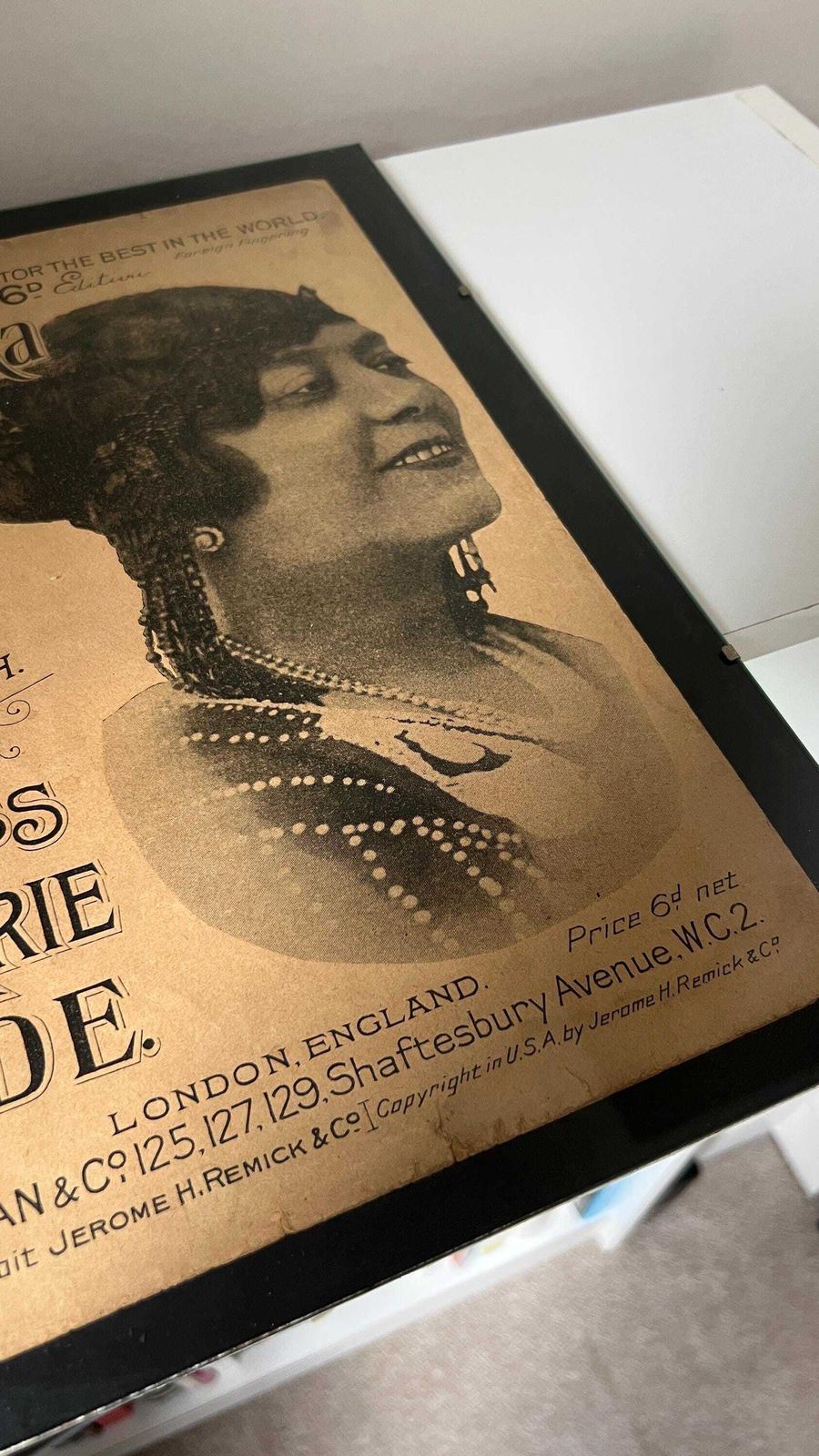1923 Vintage Sheet Music “Minnetonka” Sung By Miss Florrie Forde – Art Deco Cover Design photo Art
