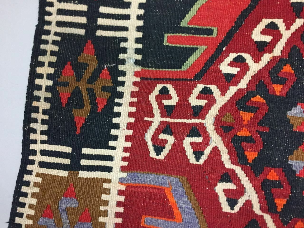 Vintage Turkish Kilim Kelim Rug 315x157cm Shabby Chic Wool,Moroccan Boho Large photo vinterior