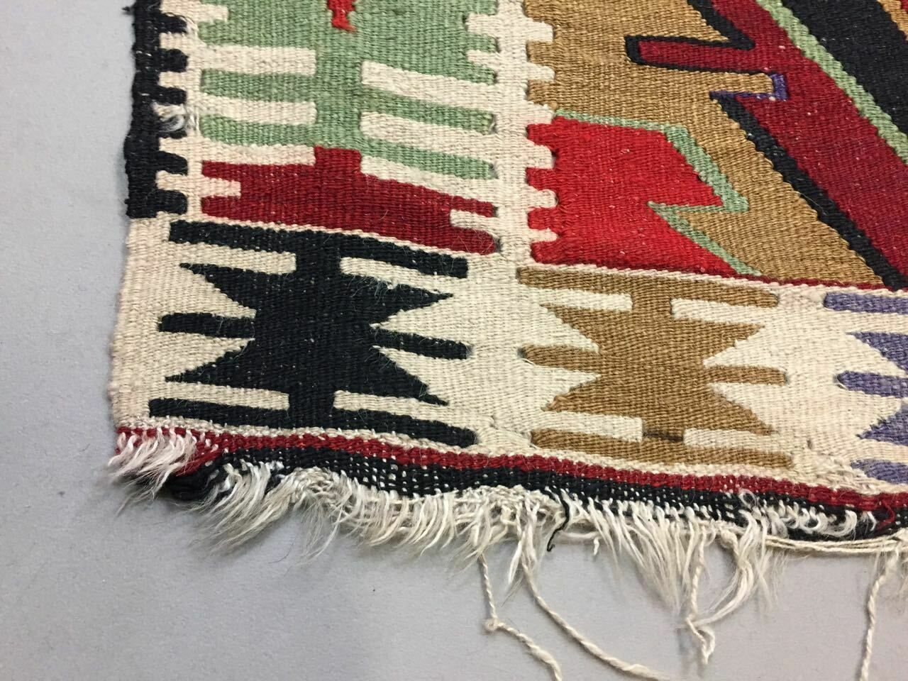 photo for sale Vintage Turkish Kilim Kelim Rug 315x157cm Shabby Chic Wool,Moroccan Boho Large