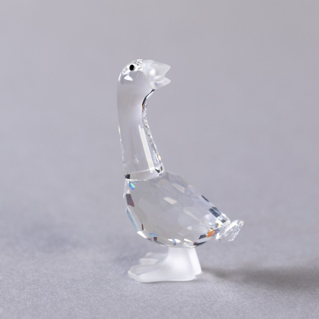 Swarovski Crystal Glass Goose Sculpture