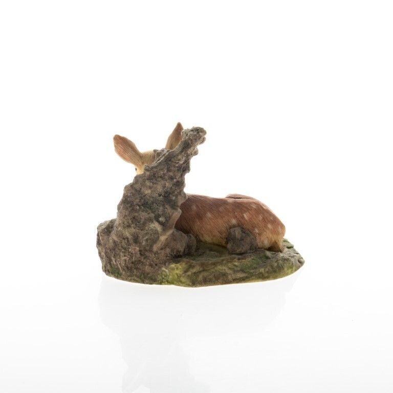 Wedgwood Hand Painted Ceramic Porcelain Fawn Sculpture photo for sale