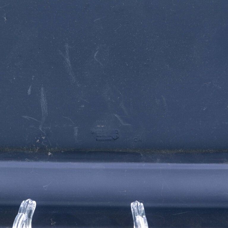 Wedgwood Portland Blue Ceramic Porcelain Neoclassical Bas Relief Cameo Tray photo 115.0