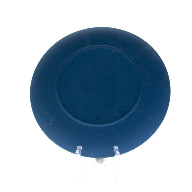 Wedgwood Portland Blue Jasperware Ceramic Porcelain Plate For The Metropolitan Police photo 65.0