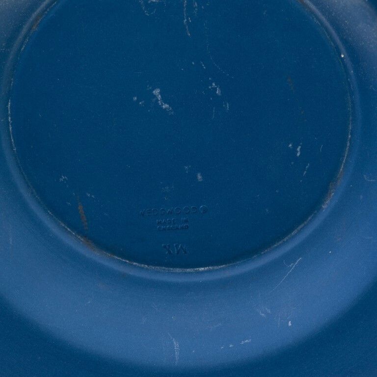 Wedgwood Portland Blue Jasperware Ceramic Porcelain Metropolitan Police Bas Relief Plate photo 55.0