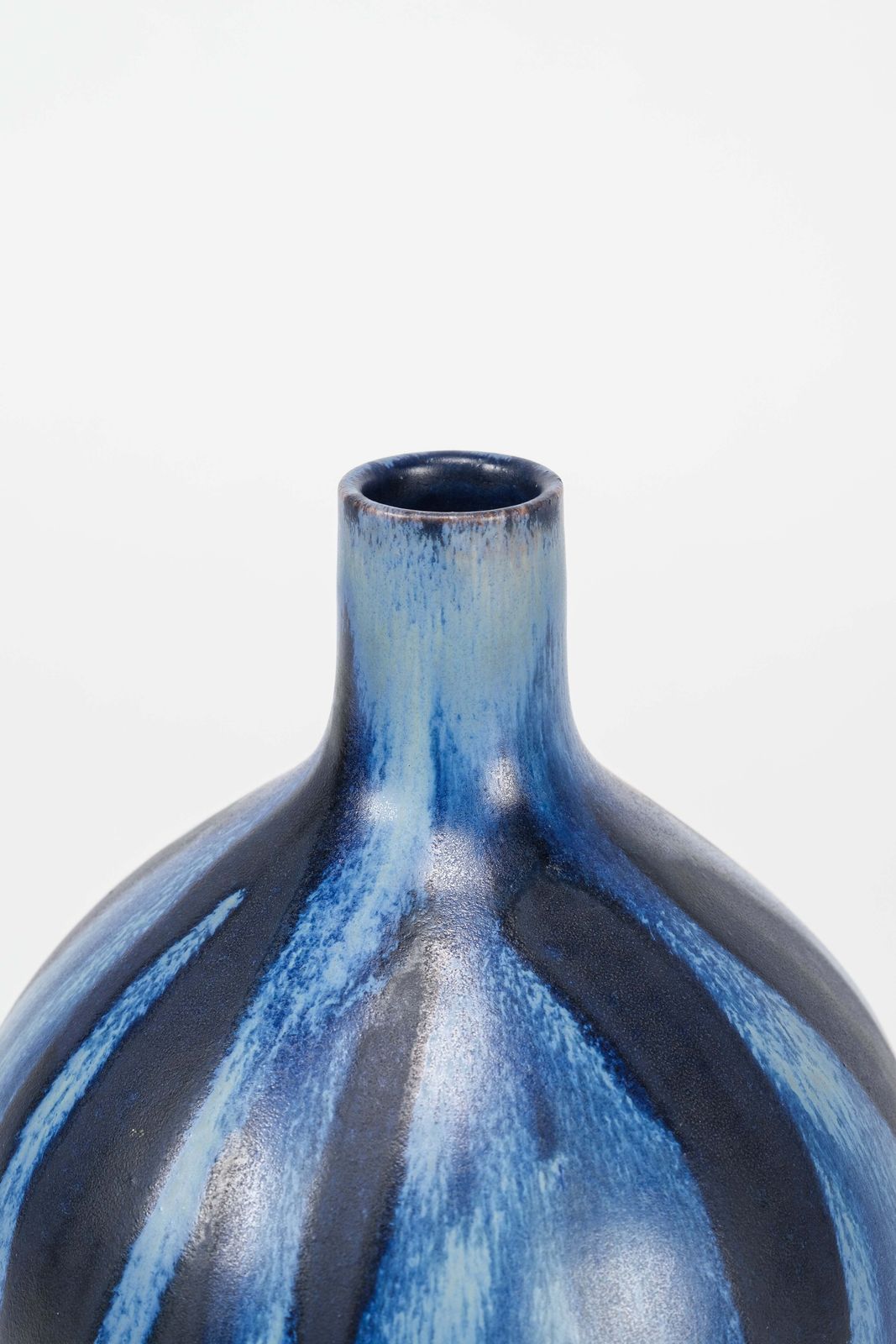 F. Glatzle, Karlsruhe Majolica Ceramic Vase, Germany, 1960s photo Home Decor
