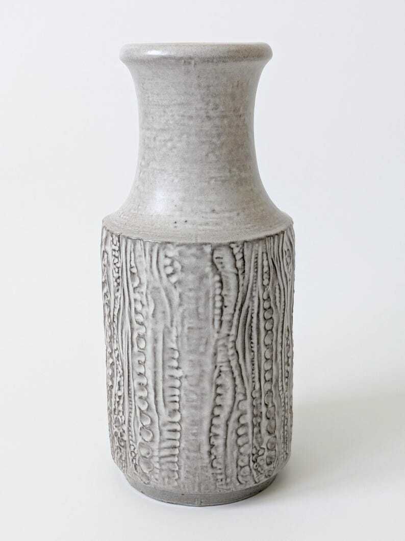 photo buy Midcentury Brutalist “Reptile” Vase By Dieter Peter For Carstens Tönnieshof, West Germany 1960s