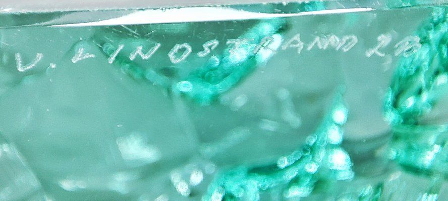 photo furniture Crystal Sculpture By Vicke Lindstrand For Kosta. Sweden, 1960s