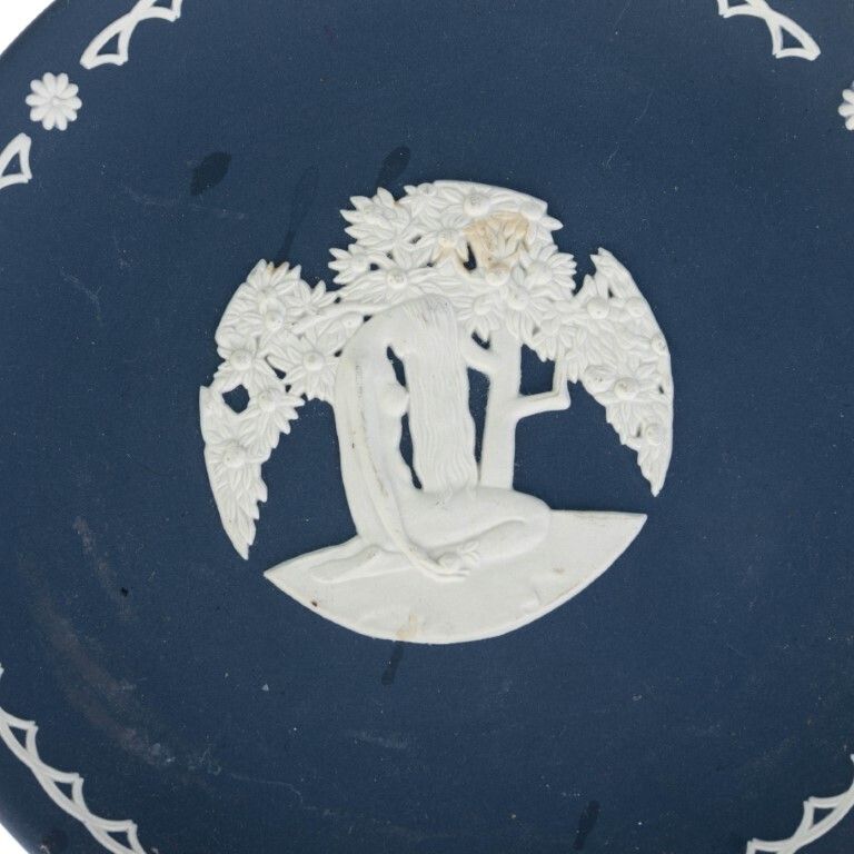 Wedgwood Portland Blue Jasperware Ceramic Porcelain Eve Wall Plaque Limited To 500 photo furniture
