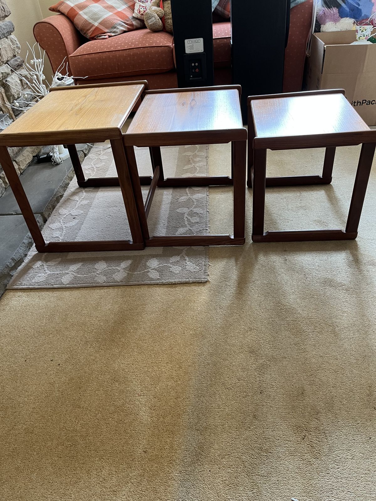 G Plan Nest Of Tables Around 1970s/1980s photo furniture
