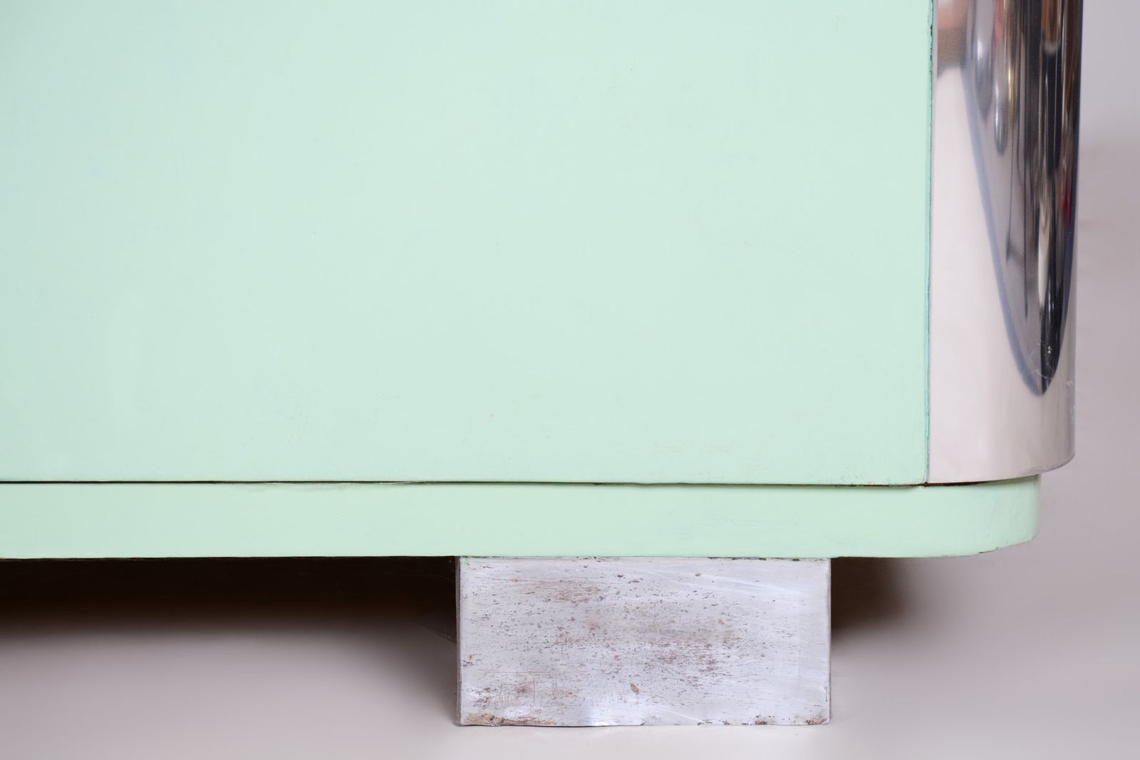 Restored Bauhaus Wardrobe, By Vichr A Spol., Original Paint, Czech, 1930s photo furniture
