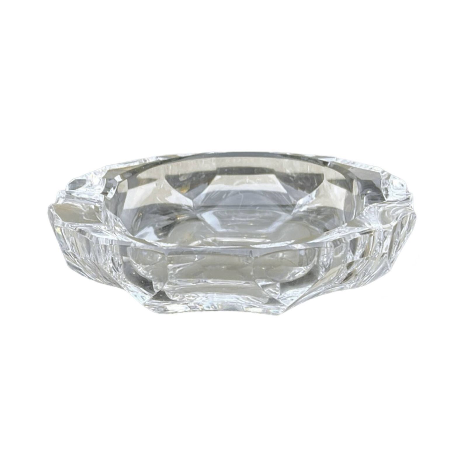 Jablonecke Sklarny Crystal Ashtray In Desna, Czechoslovakia, 1970s photo for sale