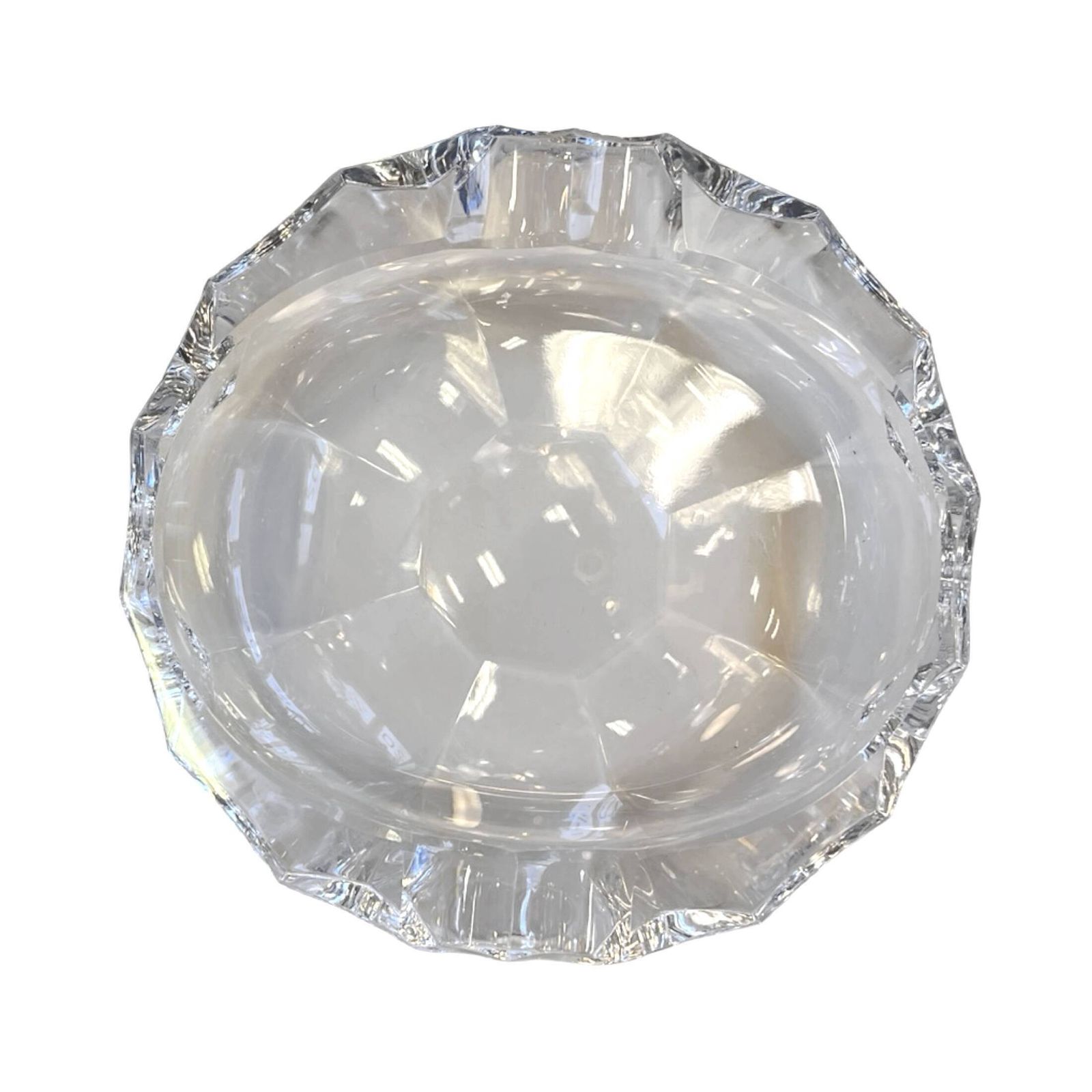 51.0 Jablonecke Sklarny Crystal Ashtray In Desna, Czechoslovakia, 1970s photo