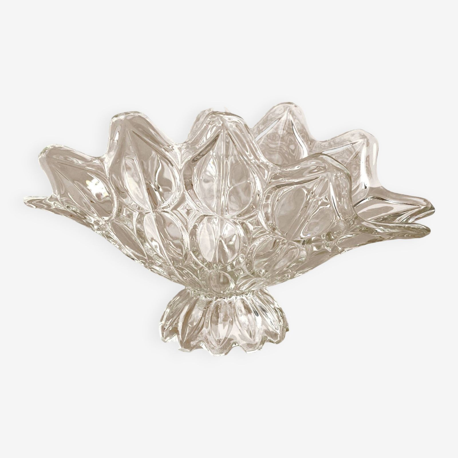 Bohemia Glass Planter/Tray, Czechoslovakia, 1970s