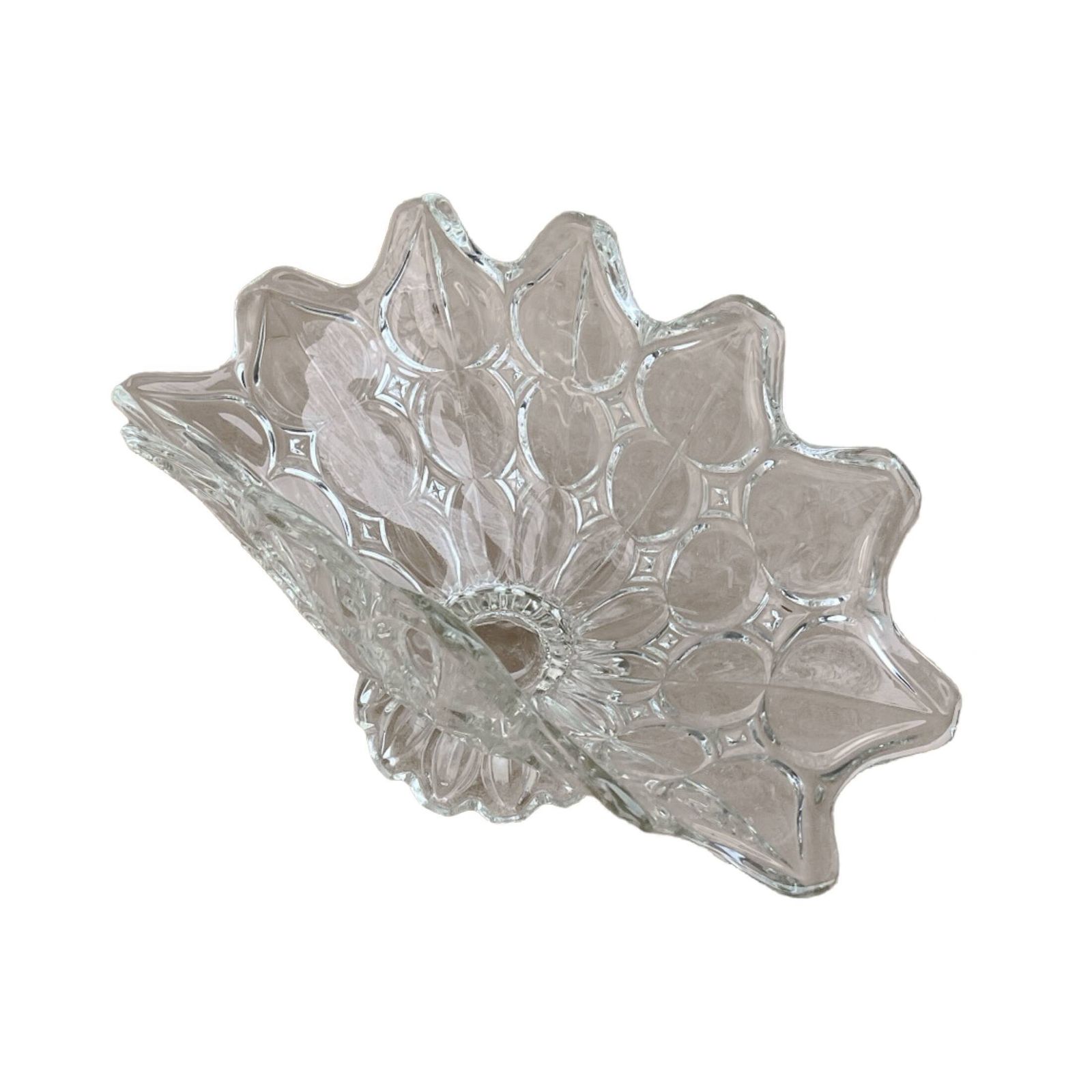 Bohemia Glass Planter/Tray, Czechoslovakia, 1970s photo vintage