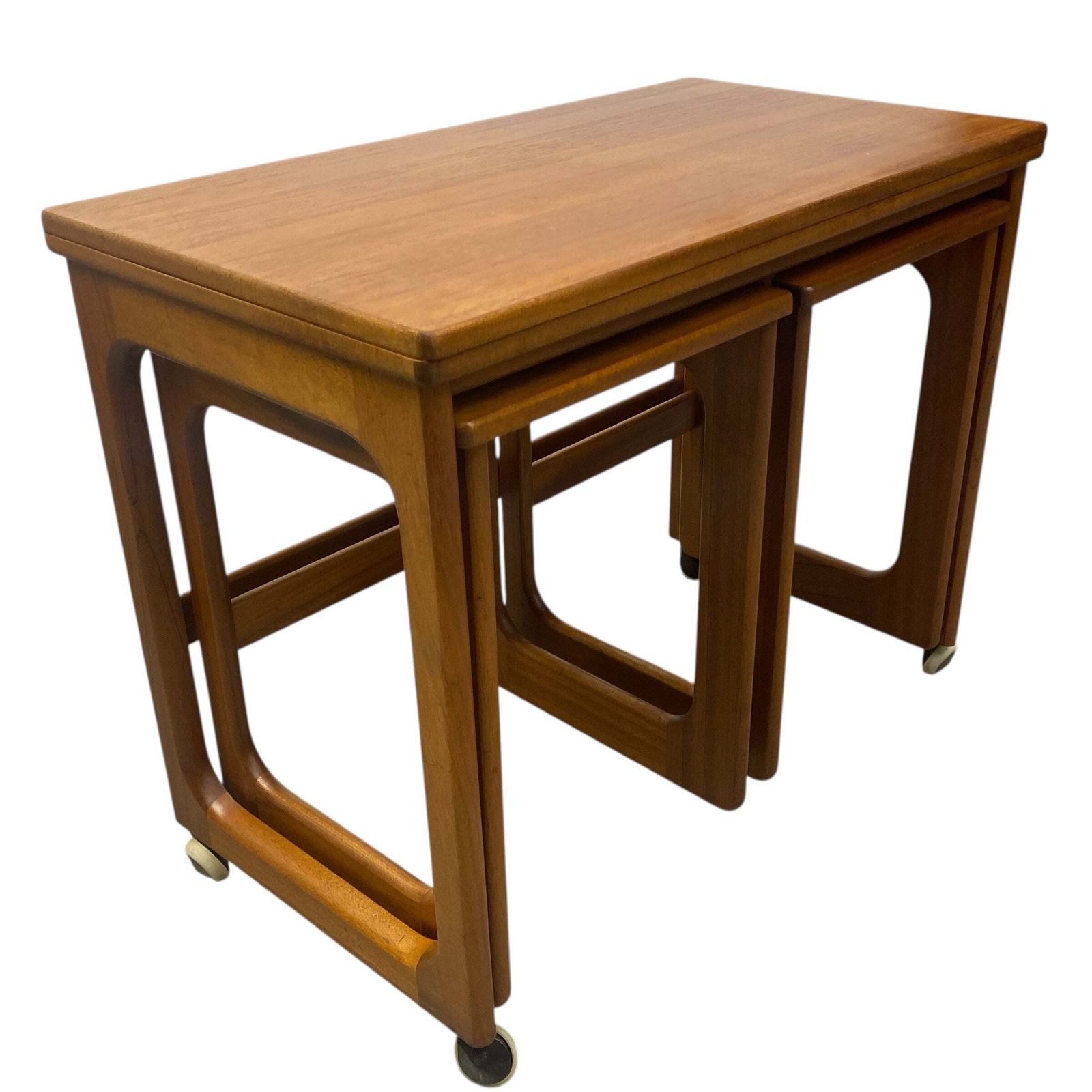 420.0 Nest Of Tables McIntosh Tri Form Metamorphic Midcentury photo