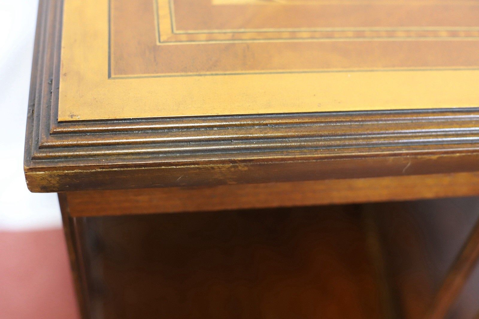 photo buy Lovely Edwardian Mahogany Inlaid Revolving Bookcase