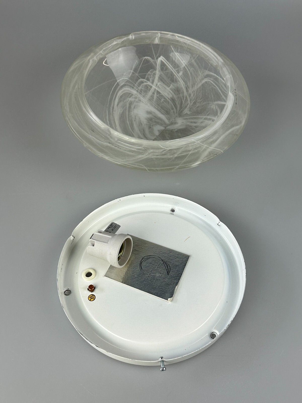 photo vinterior 60s 70s Peill & Putzler Germany Plafoniere Ceiling Light Space Age Design