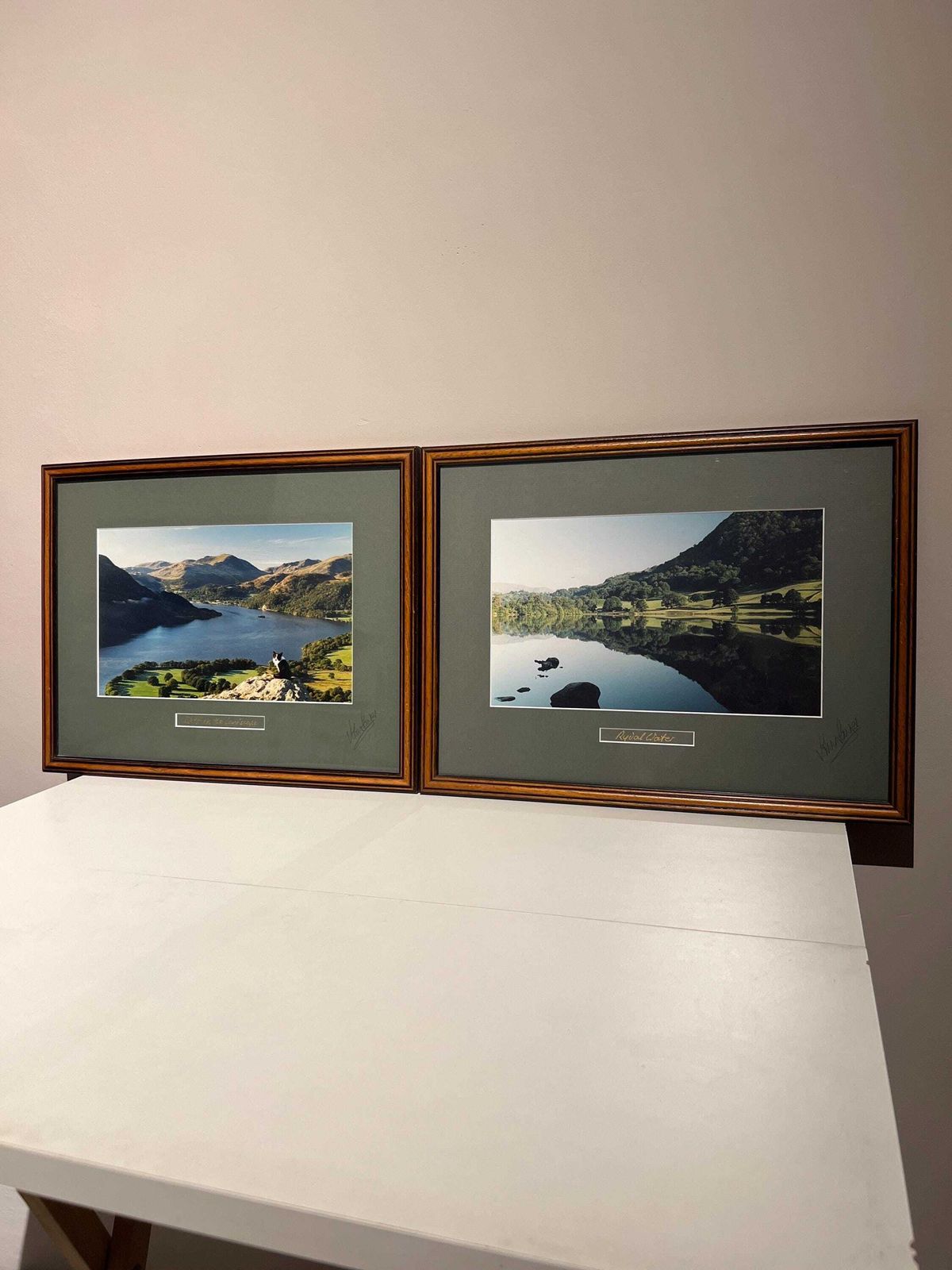 photo for sale Set Of Two Signed Lake District Landscape Photographs By John Sayer