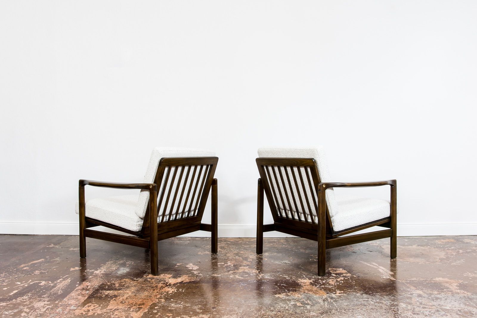 photo buy Mid Century Modern Armchairs By Zenon Bączyk, 1960's, Set Of 2