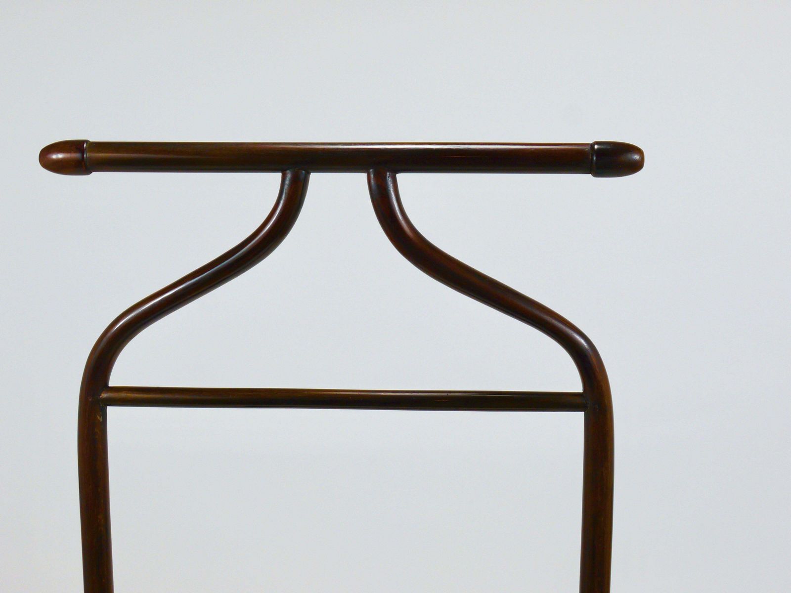 Furniture Thonet Vienna Art Deco Bentwood Clothing Valet / Dressing Stand, Austria, 1920s photo