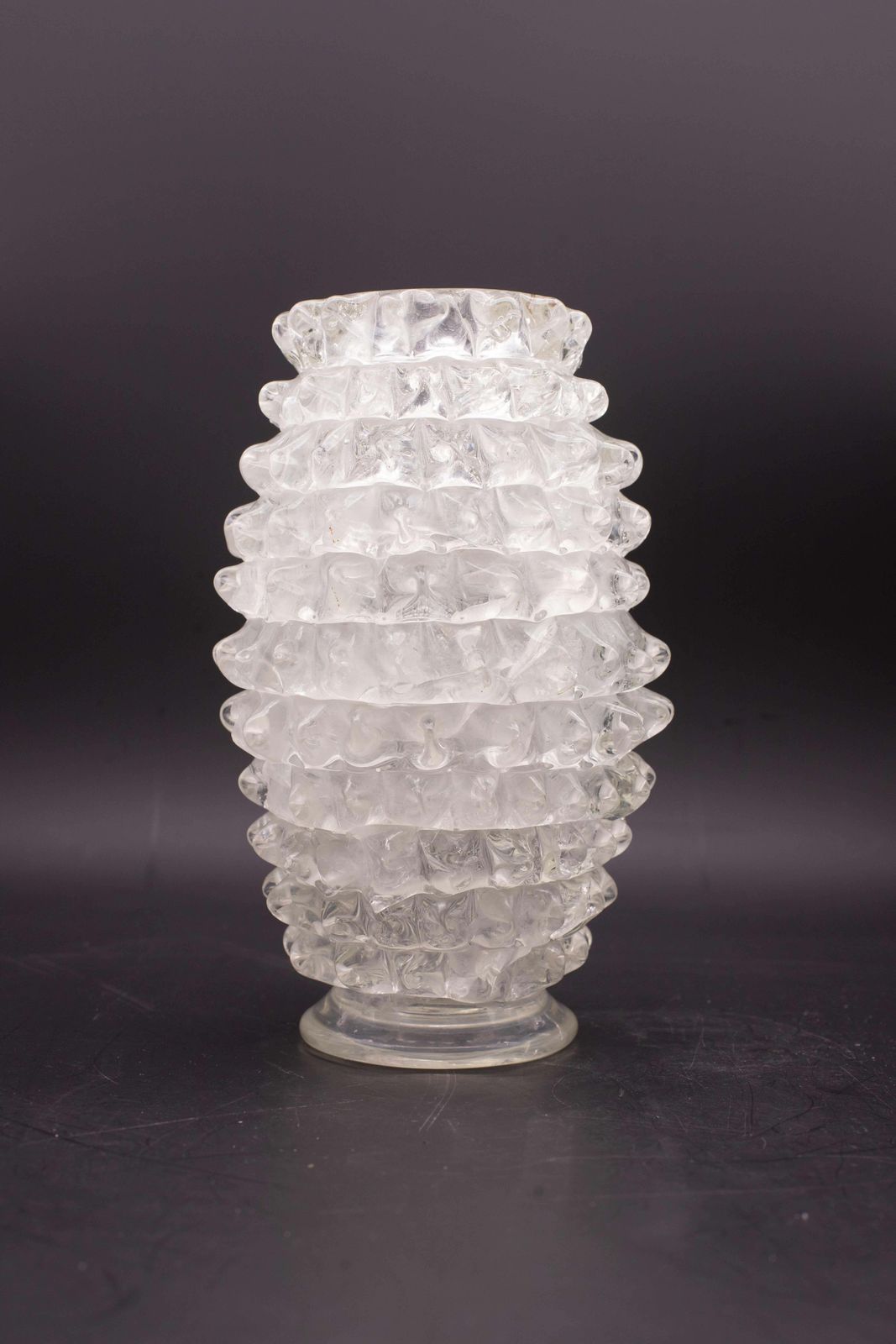 Ercole Barovier Rostrato Murano Italian Glass Vase For Barovier & Toso, 1940s photo furniture