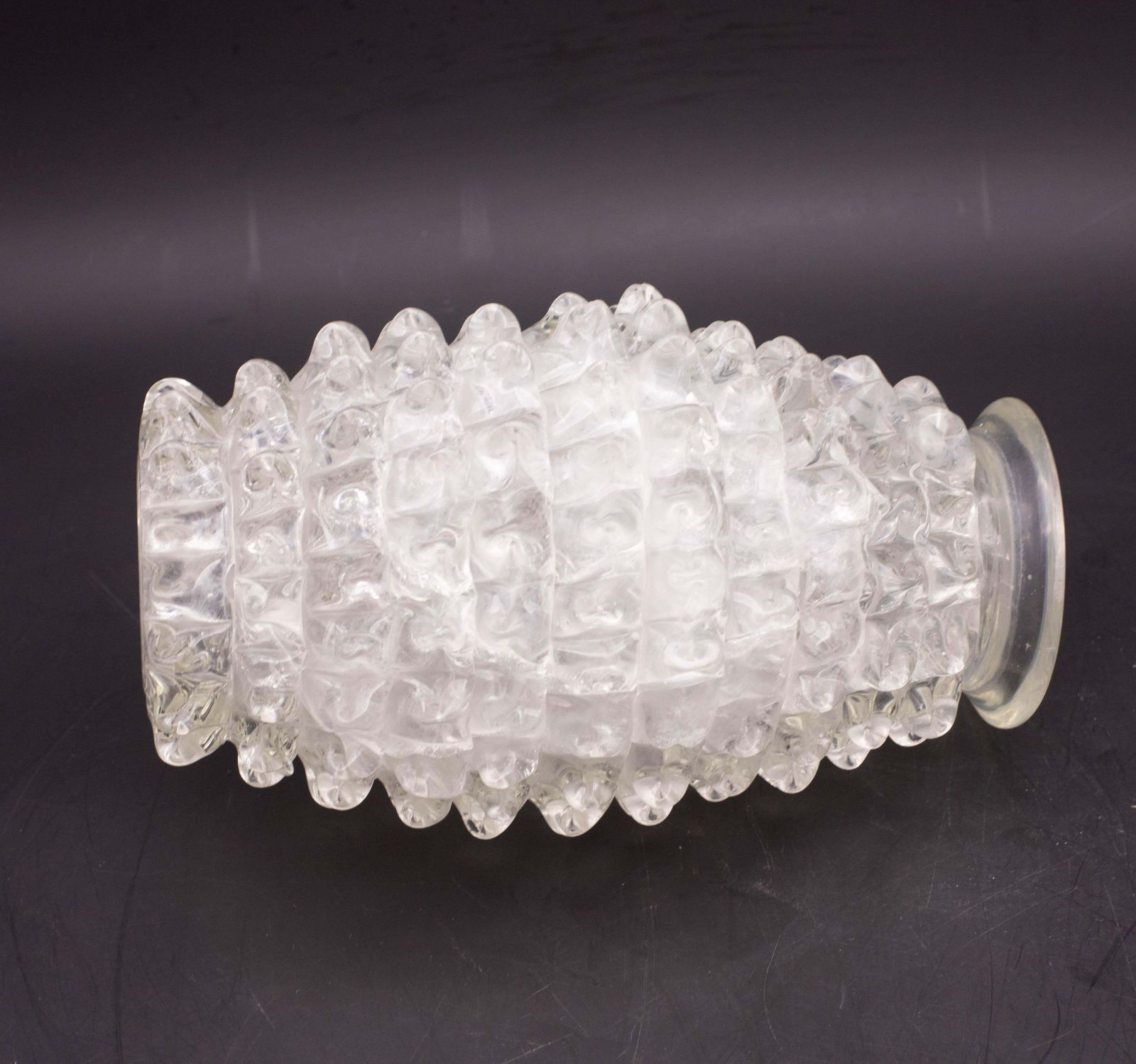 Ercole Barovier Rostrato Murano Italian Glass Vase For Barovier & Toso, 1940s photo for sale