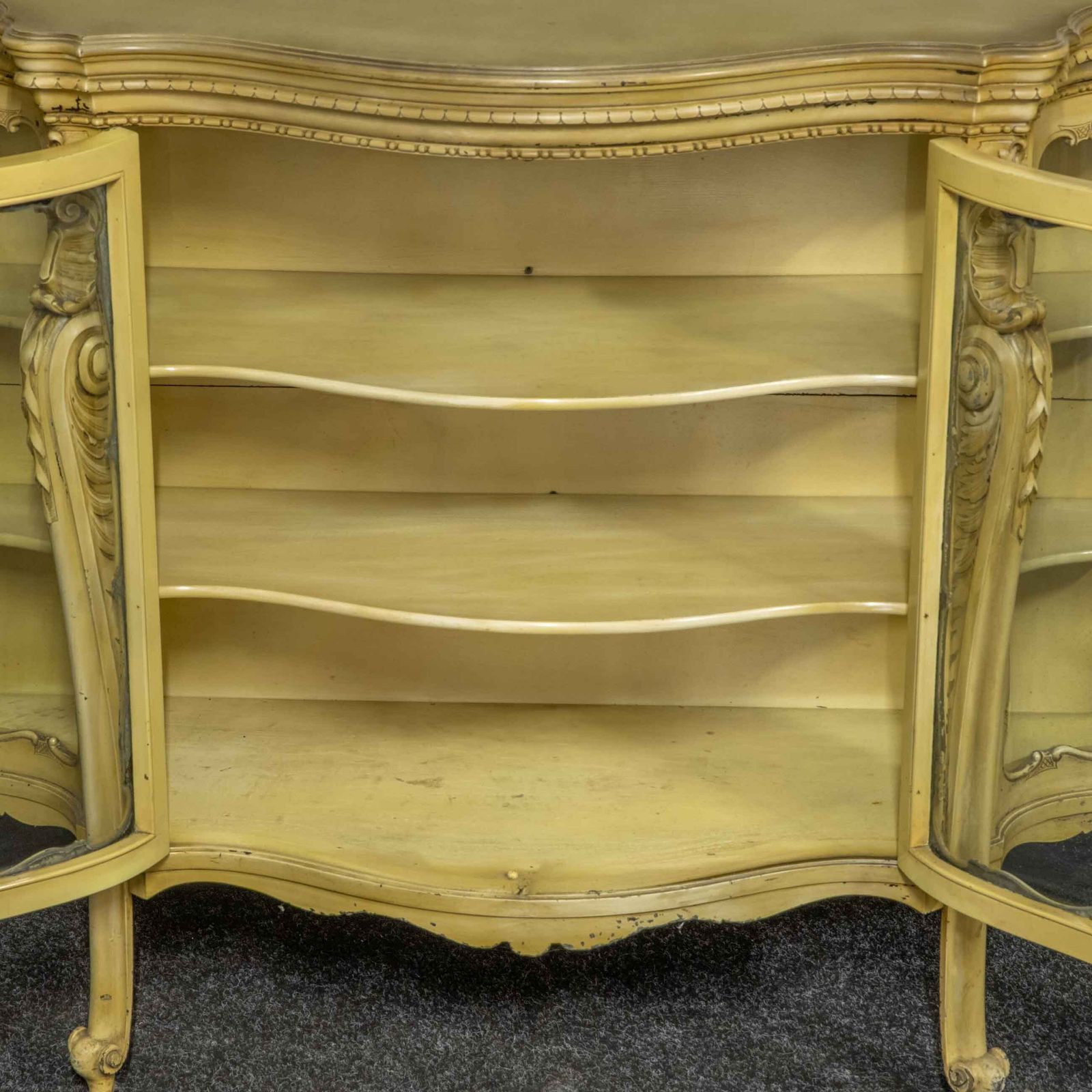 Antique Painted Credenza photo Furniture