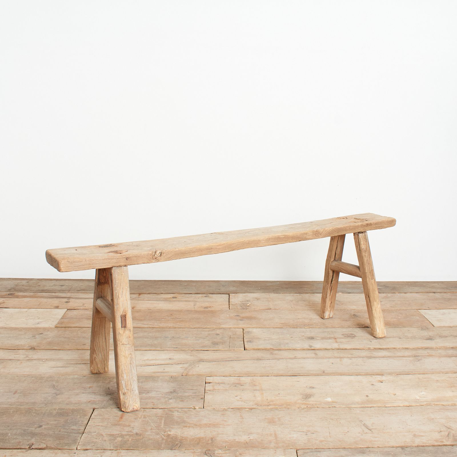 Antique Reclaimed Rustic Wooden Hallway Pig Bench  Cx photo furniture