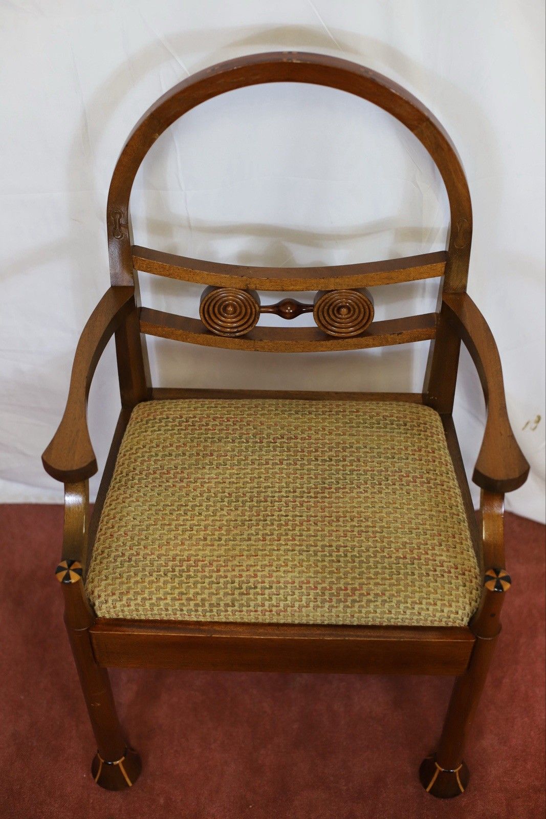 photo vintage Beautiful Set Of Eight Hooped Back Dining Chairs By Jeremy Green