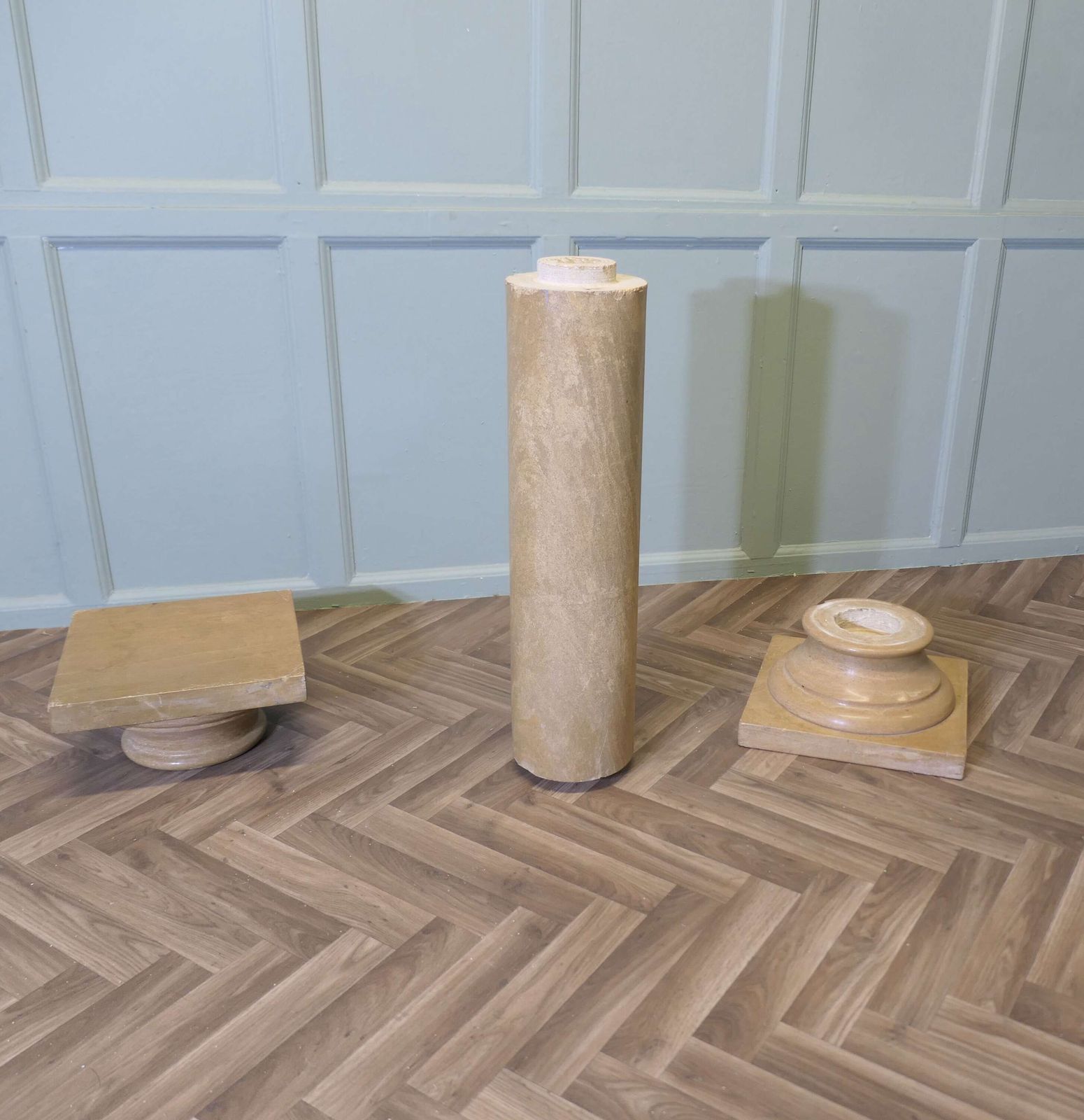 Large Honey Coloured Marble Column photo Home Decor