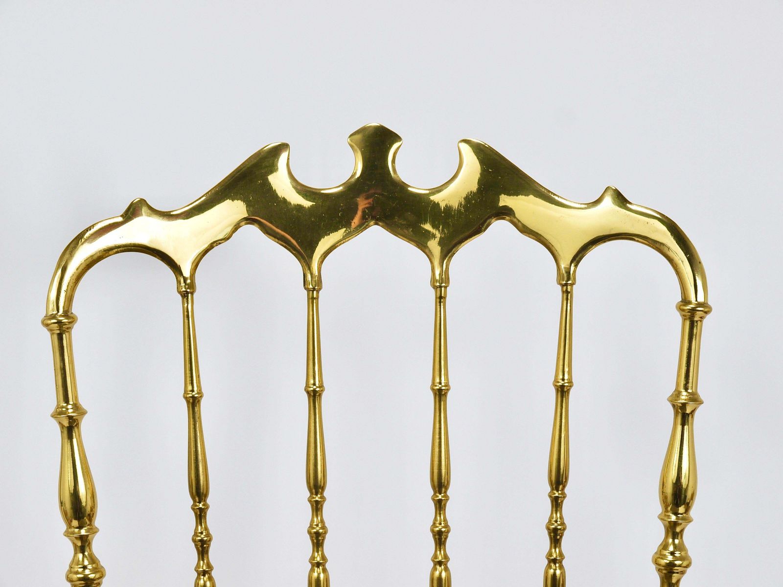 photo furniture Chiavari Midcentury Brass Chair By Giuseppe Gaetano Descalzi, Italy, 1950s