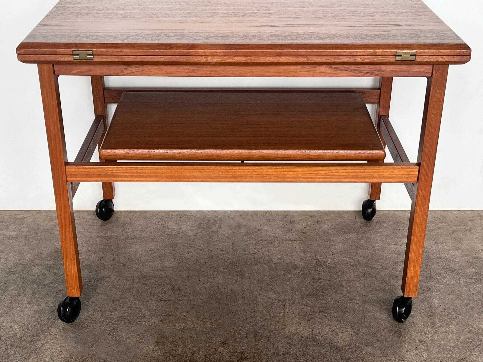 Rare Mid Century Danish Teak Bar Trolley By Andreas Hansen For Arrebo Mobler photo Furniture