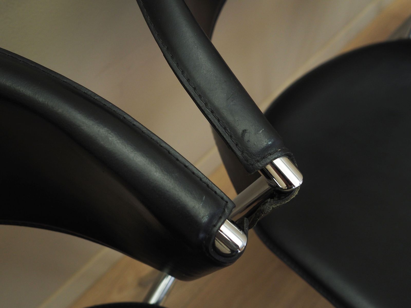 photo vintage Set Of Six Chairs, Italian Design, 1980s, Manufacturer: Calligaris