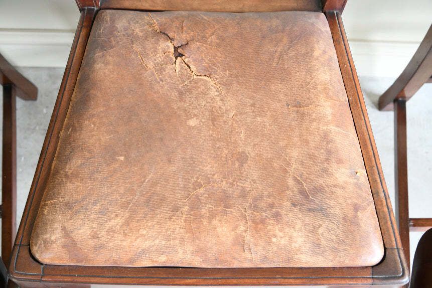 Set 6 Georgian Style Mahogany Dining Chairs photo Furniture