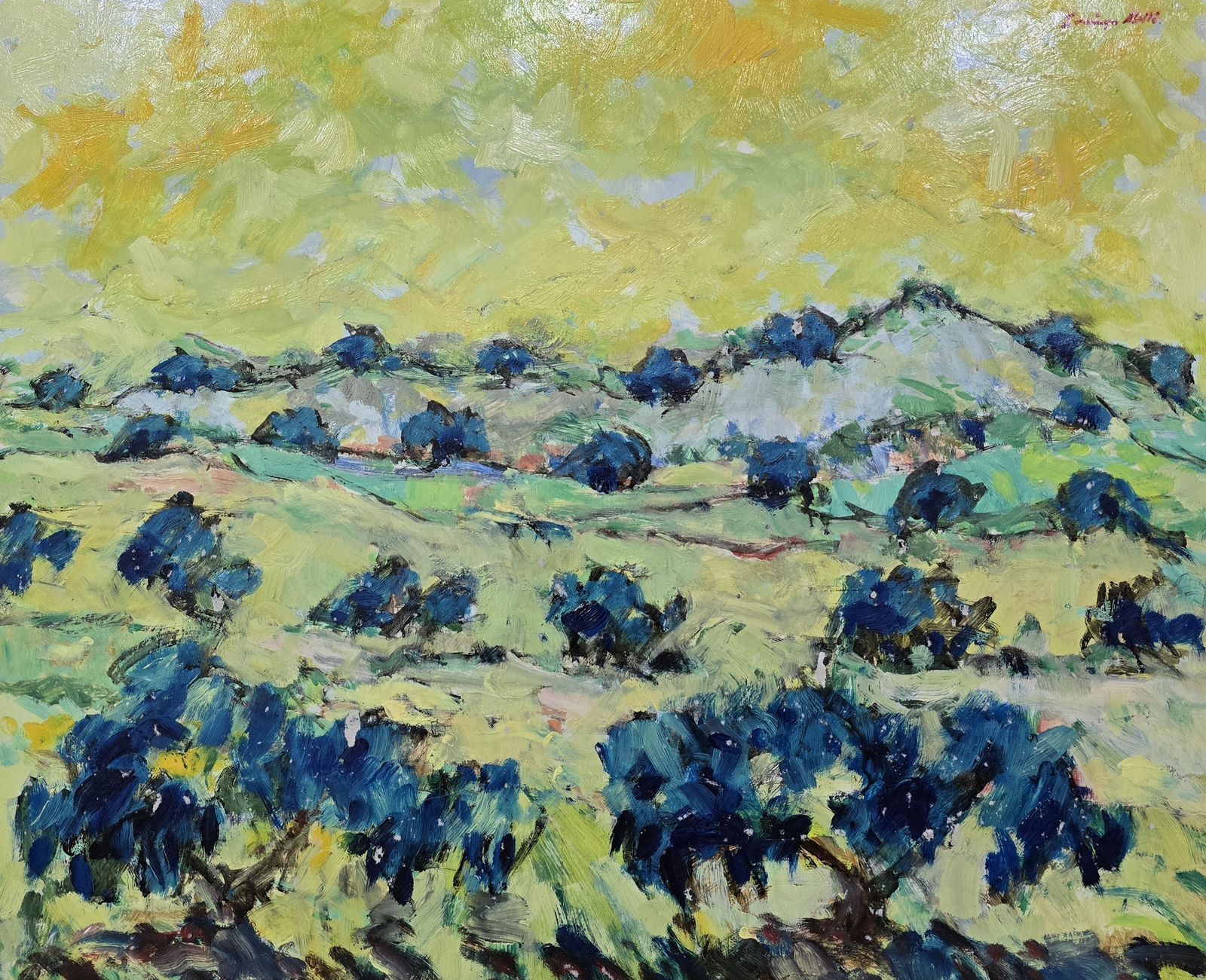 Domingo Abelló, Fields Of Blue And Gold, 1950 1970