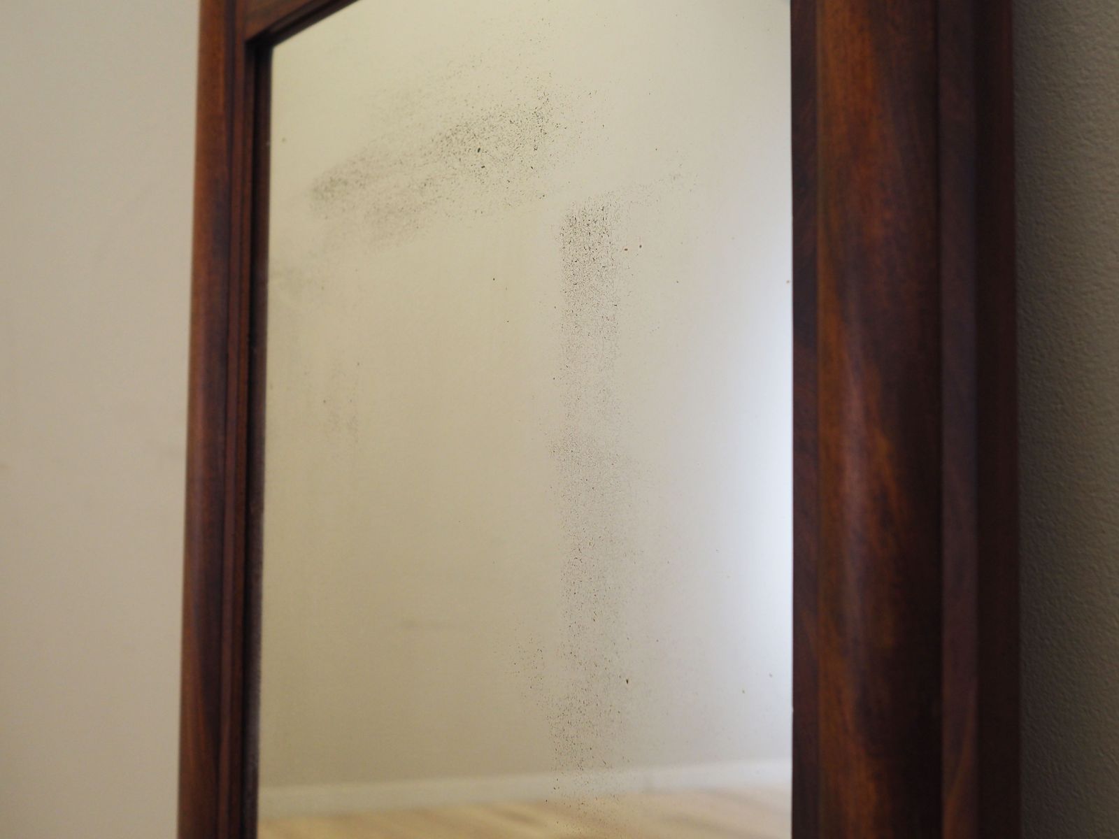 Mirror In Wooden Frame, Danish Design, 1970s, Production: Denmark photo 449.0