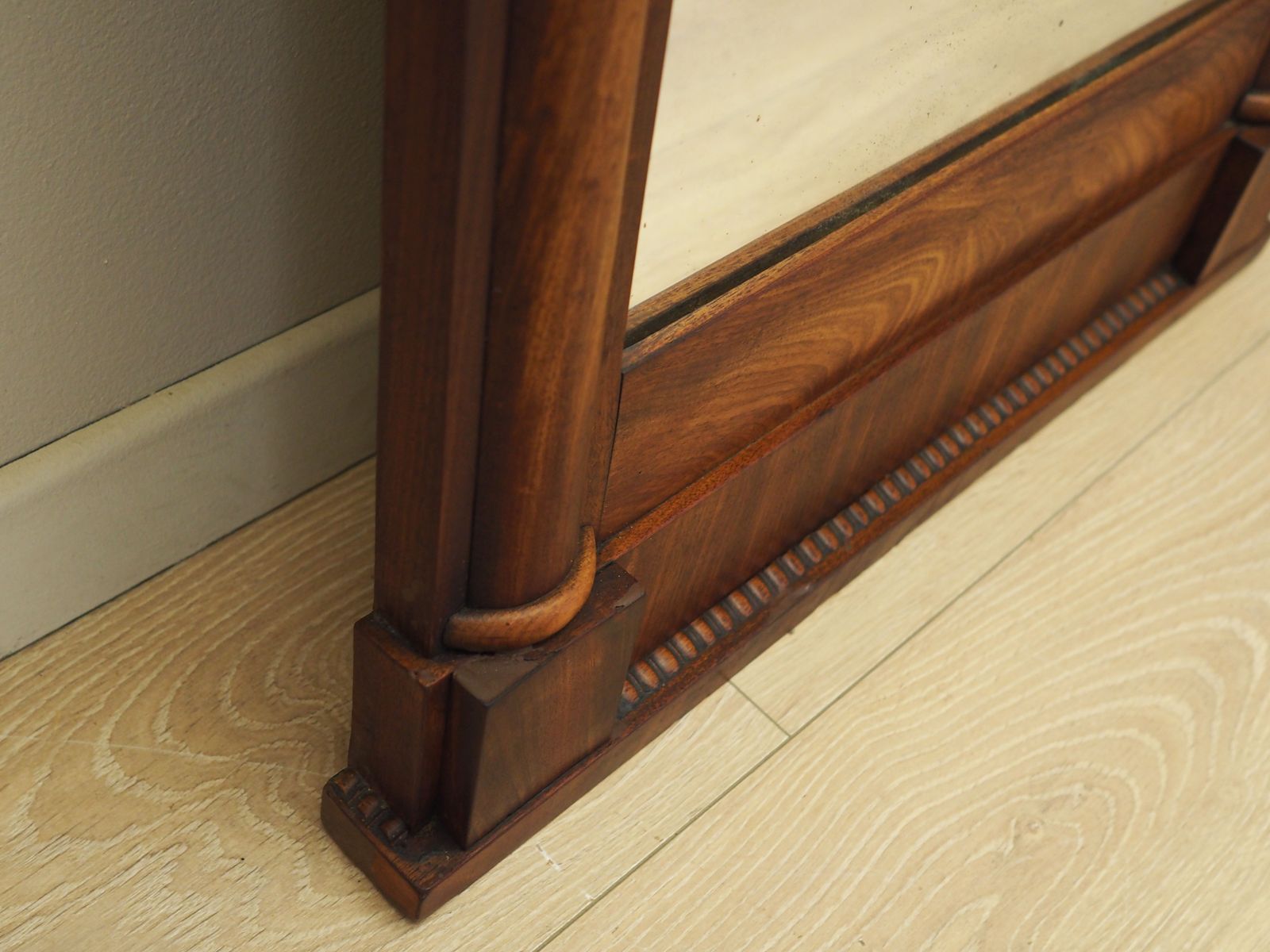 photo vinterior Mirror In Wooden Frame, Danish Design, 1970s, Production: Denmark