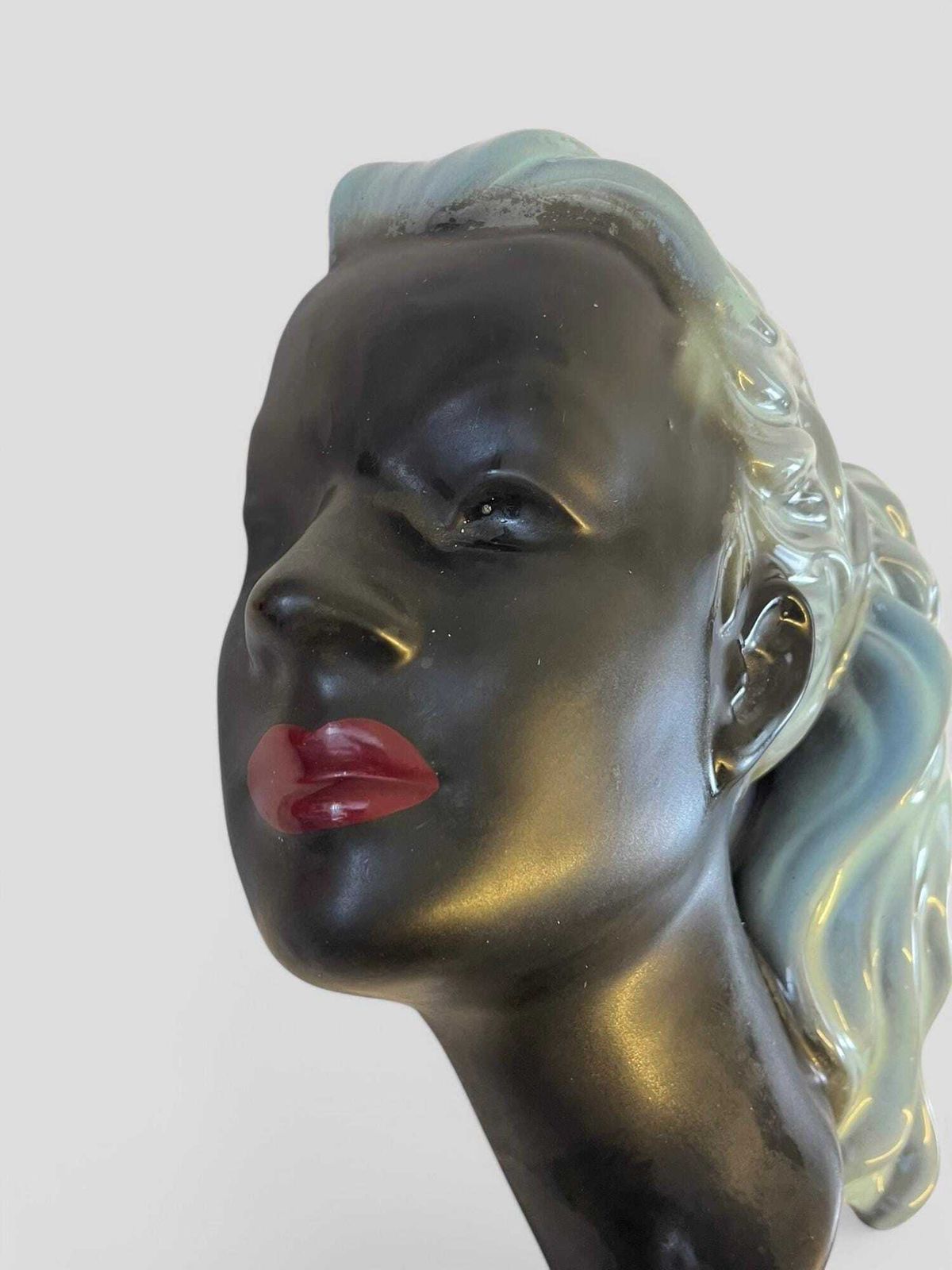 Mid Century Ceramic Decorative Wall Mask By Albert Strunz For Cortendorf Germany photo for sale